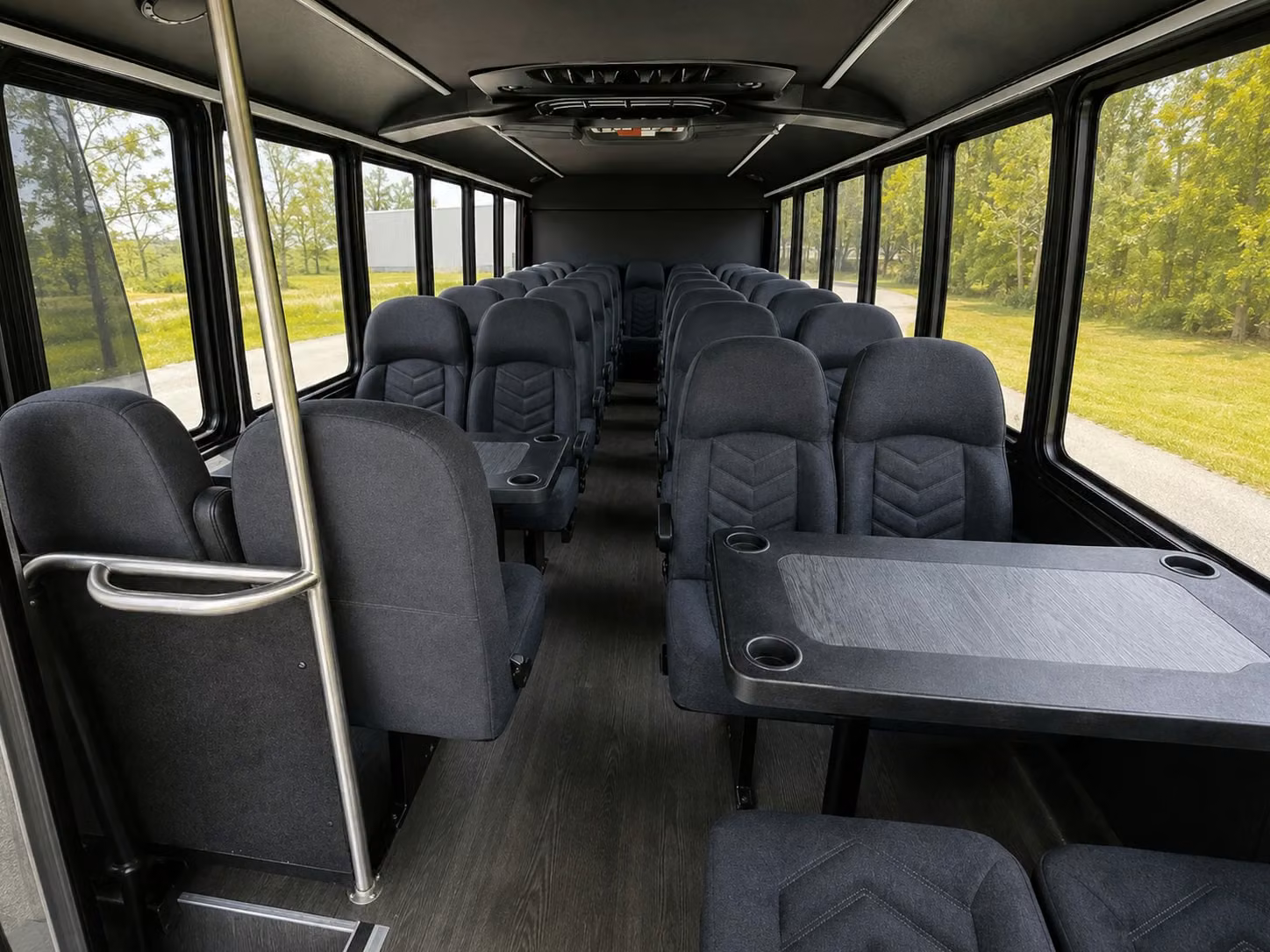 15 passenger minibus inside