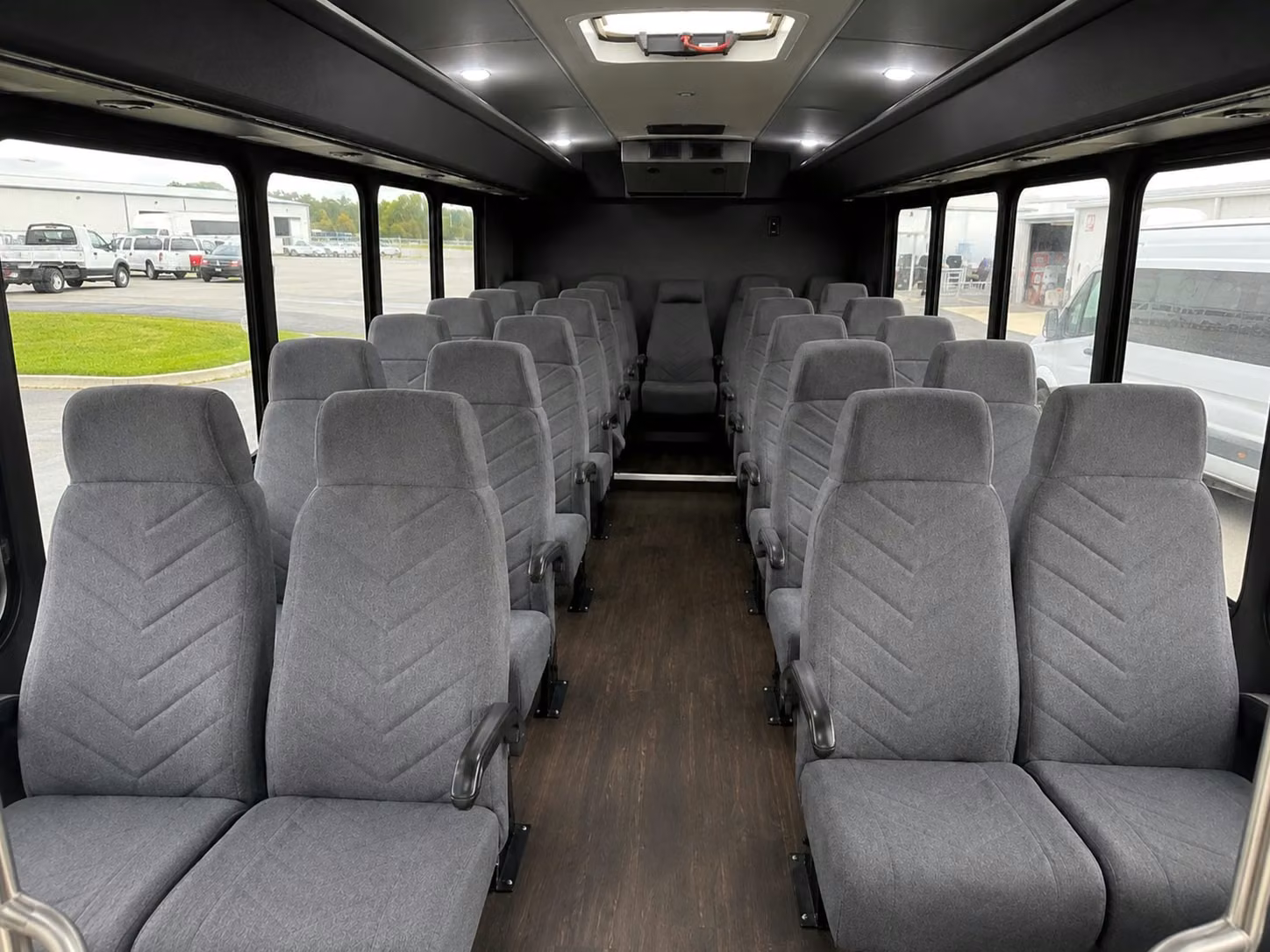 18 passenger minibus inside