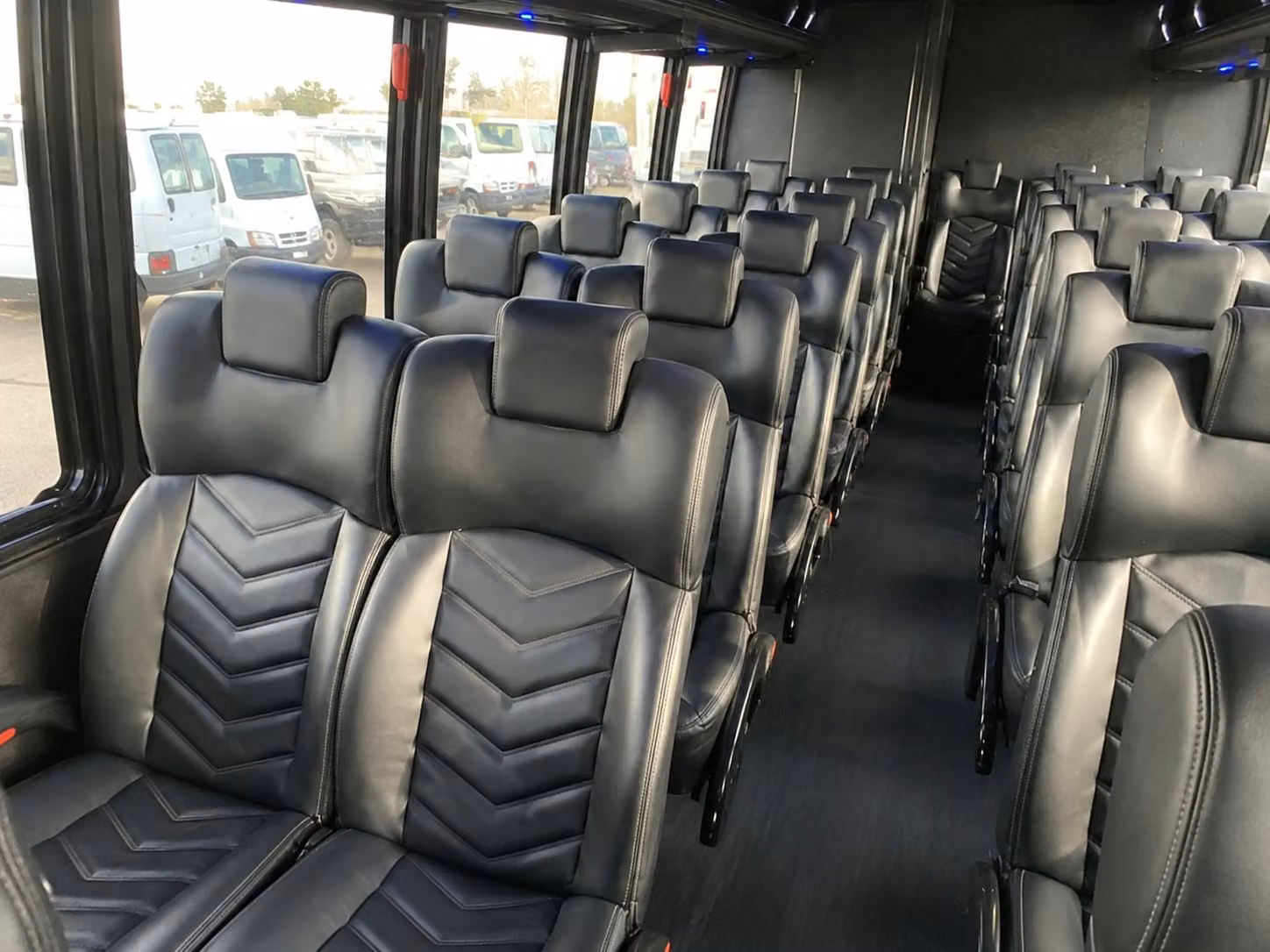 20 passenger minibus inside
