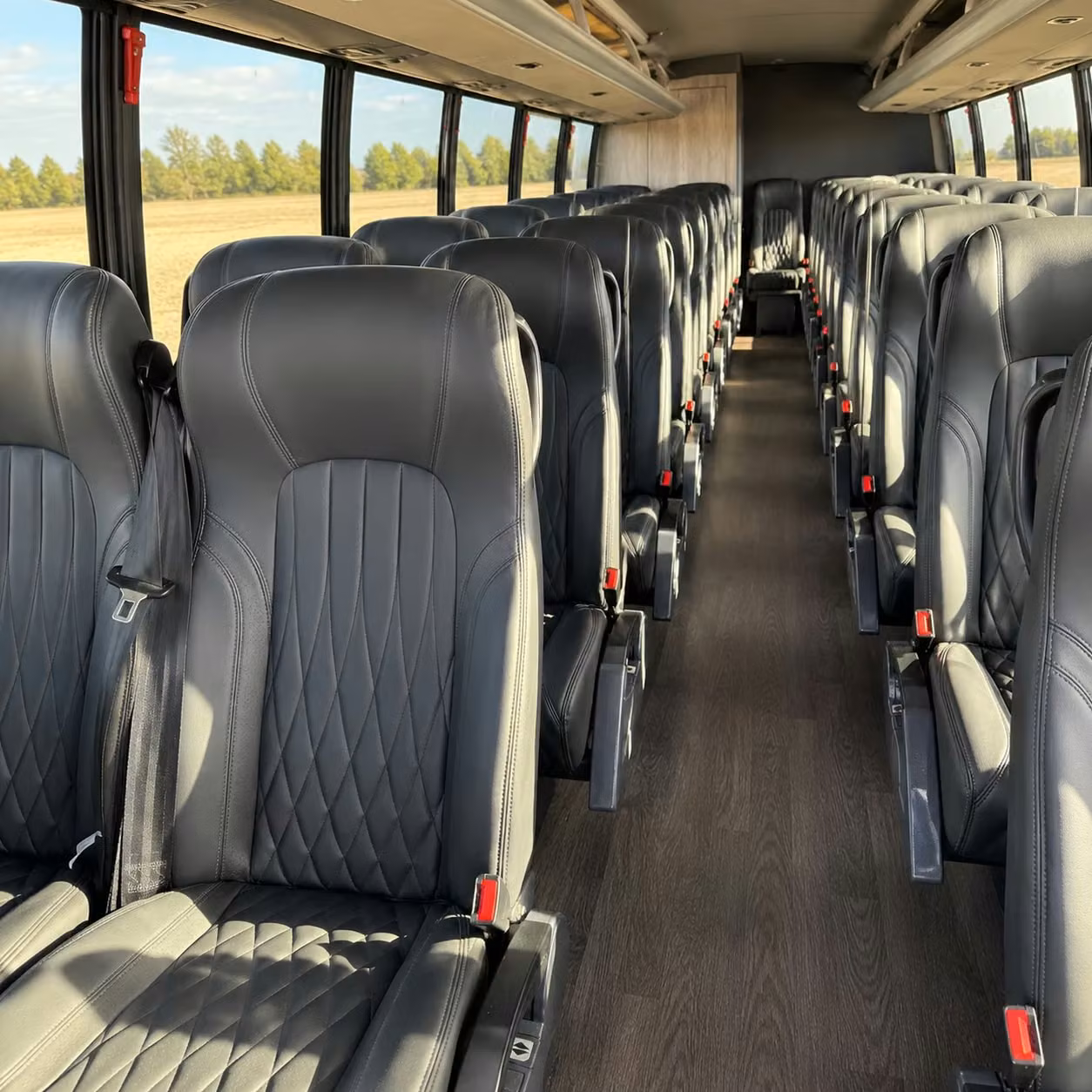 25 passenger minibus interior