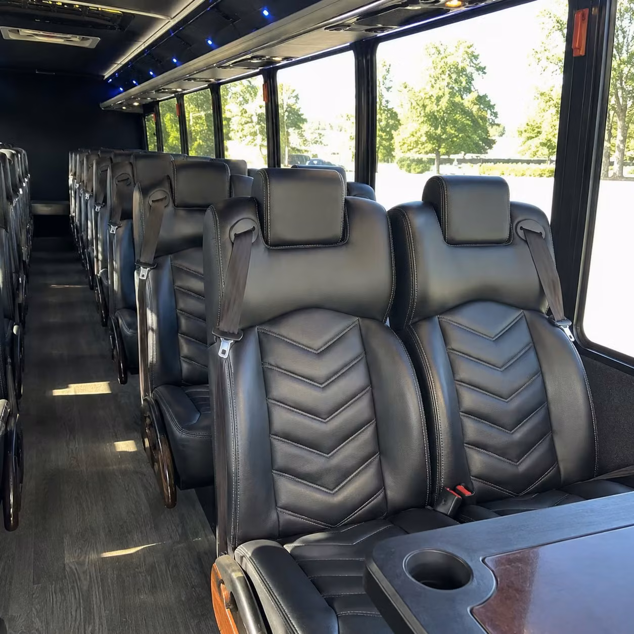 28 passenger minibus inside
