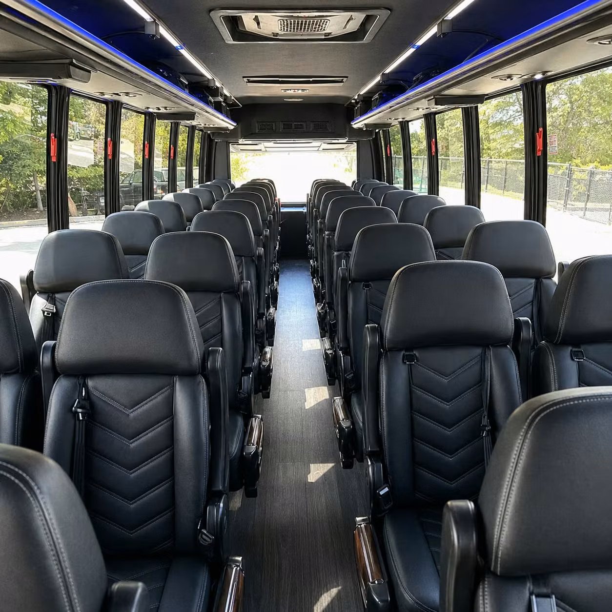 35 passenger minibus inside