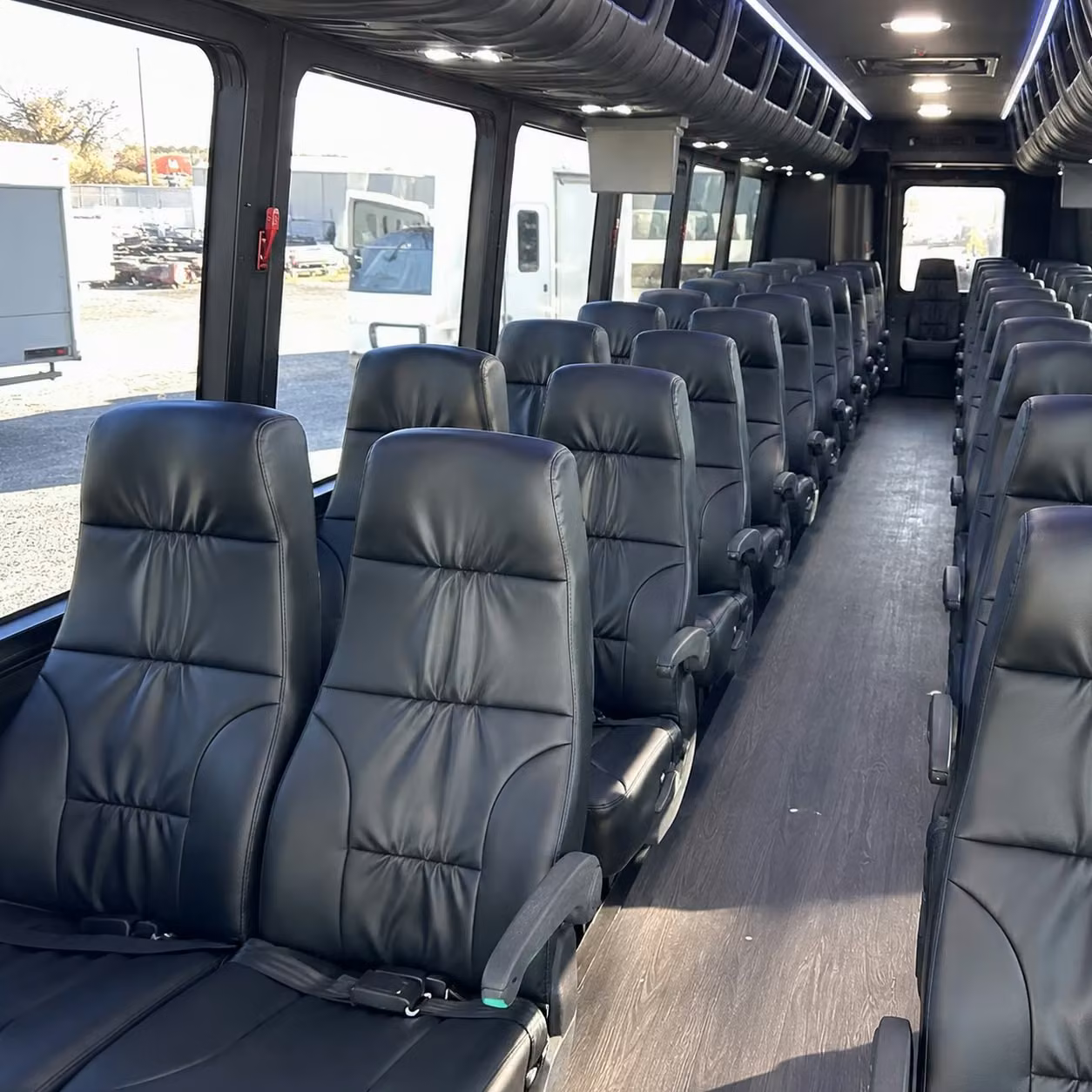 35 passenger minibus interior