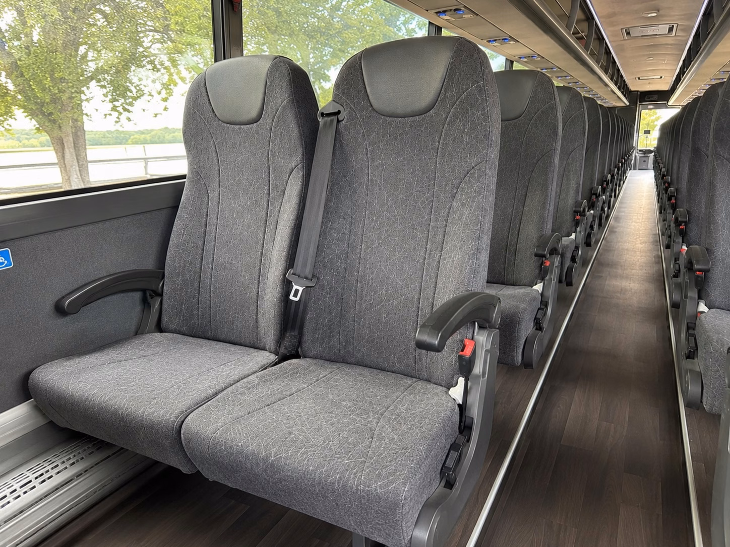 richmond charter bus inside