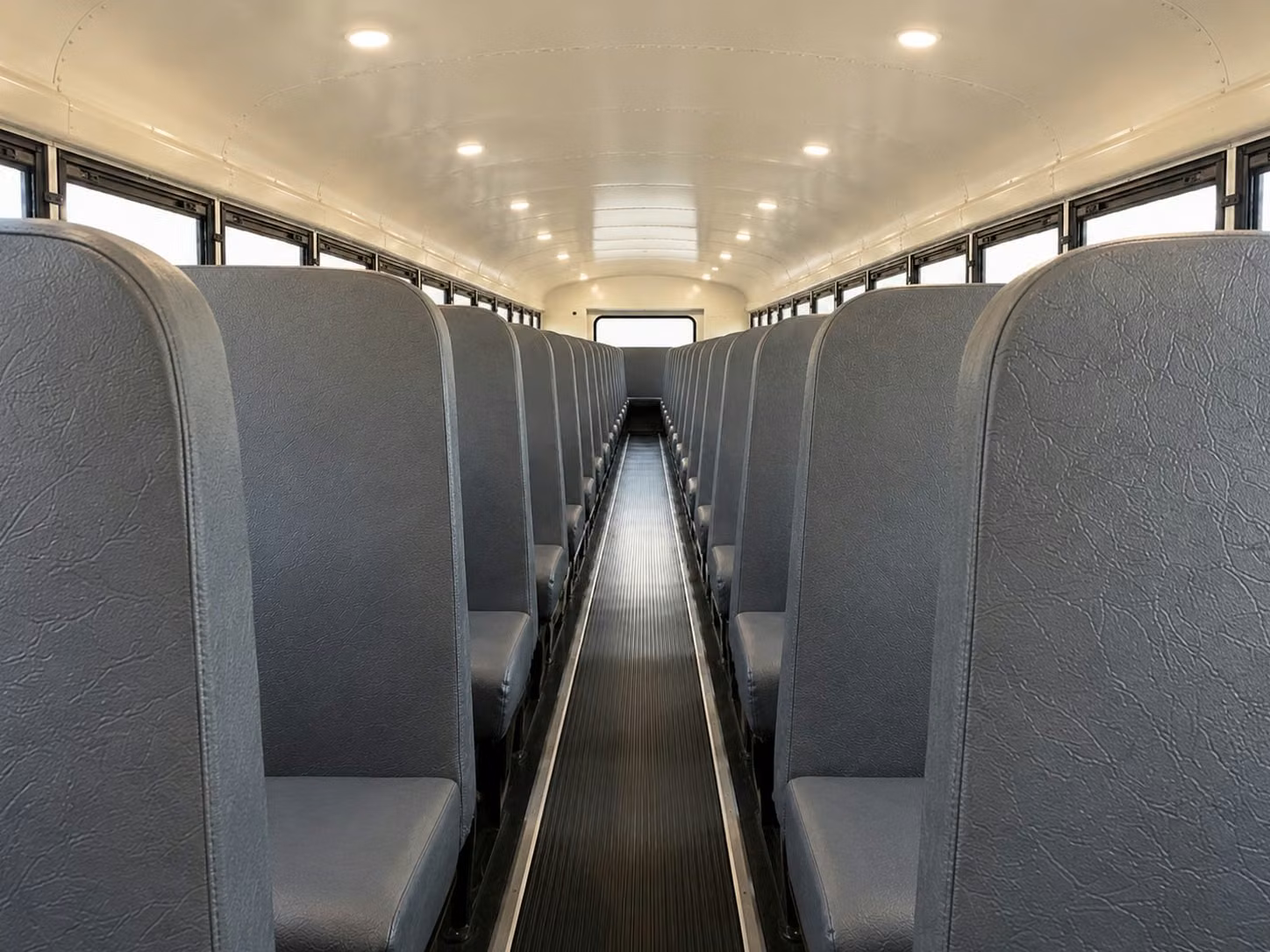 school bus inside