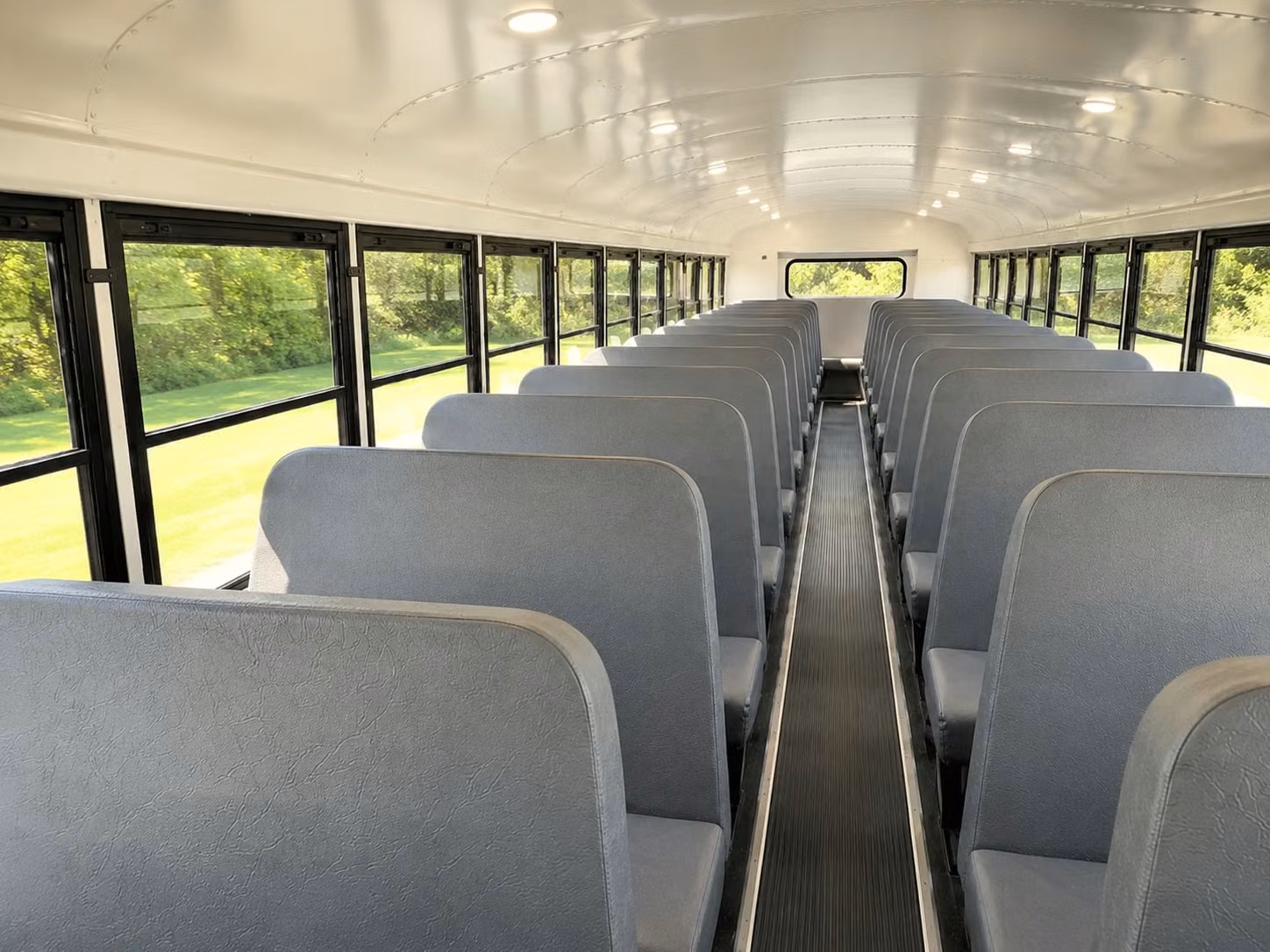 school bus interior