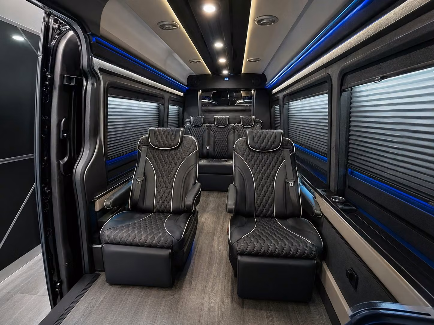 sprinter van with driver interior